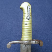 British 1853 Pattern Brass Hilted Artillery Bayonet, Rare Variant Type 8
